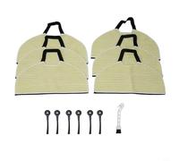 Besttoolifes Almohadilla de repuesto para mopa y cepillo lateral para aspiradora robot Shark AV2610WA RV2610WA RV2620WD, reutilizables y lavables a máquina, (6+6+1)