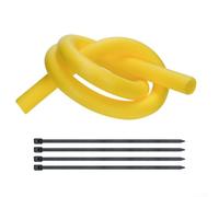 Besttoolifes Almohadilla para neumáticos, forro sin cámara, tira de esponja a prueba de explosiones para llantas que evita golpes y mejora la estabilidad, amarillo 2200 x 45 mm o 2300 x 24 mm (coches)