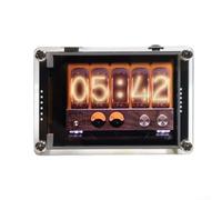 Besttoolifes Analizador de espectro de audio, nivel de música controlado por voz, medidor VU de 2.4 pulgadas, pantalla LCD HD de simulación a color, 10 modos, analizador de espectro de audio USB