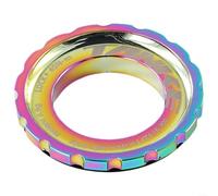 Besttoolifes Anillo de bloqueo central de bicicleta para cubierta de freno de disco, adaptador de eje pasante de aleación de aluminio de 12 mm, 15 mm, 20 mm, espaciador, herramienta de fijación de