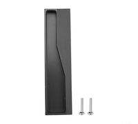Besttoolifes Asas de aleación de aluminio diseñadas para armarios, cajones y armarios de TV, aspecto minimalista elegante con seguridad en mente (gris-198 mm)