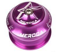 Besttoolifes Auriculares de bicicleta de 44 mm para horquilla recta, auriculares de bicicleta de montaña de 1 1/8 pulgadas, auriculares integrados de aleación de aluminio con rodamientos sellados