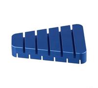 Besttoolifes Blue Feather - Tornillo de banco plegable para doblaje CDC y sujeción de grilletes - Herramienta de aluminio para atar moscas, 6 x 5 x 1 cm, 57 g, accesorio de pesca compacto para