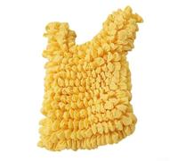 Besttoolifes Bolsa elástica de burbujas para la compra con capacidad expandible para alimentos, viajes y almacenamiento, reutilizable y plegable, multiusos, color amarillo