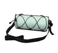 Besttoolifes Bolsa Tubo Ciclismo 23.5cm Reflectante Noche | 2.4L capacidad, cierre horizontal, para acceso para fácil, banda elástica frontal, impermeable nylon(Green)
