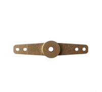 Besttoolifes Brazo de timón de doble dirección de aleación de aluminio, tamaños de orificio de 3,1 mm, 4,1 mm, 5,1 mm, compatible con modelo RC de coche, barco, diseño de montaje de tornillo seguro