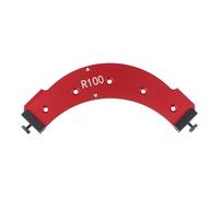 Besttoolifes Broca de enrutador de carpintería de aleación de aluminio, molde para redondeo de esquinas interiores y exteriores, R100-R300, herramienta de corte de armario y ranurado de bordes (-R100)