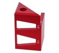 Besttoolifes Buscador central de 45 y 90 grados, medidor de marcado para carpintería, regla de escritura central y herramienta de marcador de junta de cola de milano para carpintería y carpintería