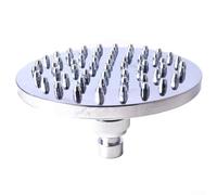 Besttoolifes Cabezal de ducha fijo de lluvia de 6 pulgadas con función giratoria, cabezal de ducha montado en el techo de cromo pulido de 150 mm para baño