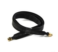 Besttoolifes Cable de extensión de 80 cm para minero de punto caliente de helio, plano para alimentación de puerta a través de cable coaxial para RV, interior a exterior RP-para a macho