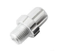 Besttoolifes Cable de freno de aleación de aluminio M10 para freno para palanca de ajuste de tensión de cable compatible con la mayoría de bicicletas ajustadoras y carretera, 26 x 10 mm (plateado)