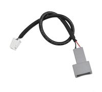 Besttoolifes Cable de interfaz de audio USB a USB de 4 pines hembra a macho, cable adaptador ABS compatible con sistema multimedia Android, 20 cm, negro para radio de coche (4 pines)