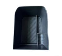 Besttoolifes Caja organizadora para reposabrazos de consola central de coche, bandeja organizadora para EV3 2024+ compatible con accesorios interiores, material ABS, color negro