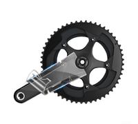 Besttoolifes Calcomanía de cadena de bicicleta de carretera, para manivela roja Sram, calcomanía antiarañazos para bicicleta, calcomanía protectora de manivela de bicicleta, juego de calcomanías de