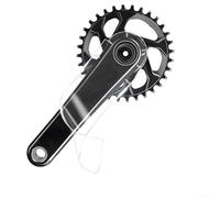Besttoolifes Calcomanías protectoras de manivela de bicicleta, calcomanías anticolisión de película flexible TPH, protectores delgados y ligeros para SRAM, cara de carrera, (D)