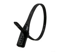 Besttoolifes Candado de combinación compatible de 530 mm X para cable de acero, aleación ligera, alambre de seguridad de 11 mm y casco reajustable código de 3 dígitos antirrobo para exteriores