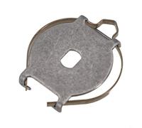 Besttoolifes Carrete de acero de alambre Misson Cup Sound Click Carretes compatibles con soporte de pesca de acero inoxidable de barrido bajo 5000 Series duradero plateado