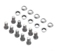 Besttoolifes Ci5 Diy - Cuchillas redondas de carburo de 9 mm, 10 piezas de cortadores de repuesto indexables, torno de madera para herramientas de torneado, insertos redondos de carburo sólido para 8