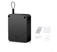 Besttoolifes Cierrapuertas automático con tracción de 1200 g y cable de 1,5 m para puertas correderas, puertas mosquiteras y puertas interiores, funciona con sensor para un cierre silencioso