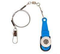 Besttoolifes Clip de pesca de arrastre resistente para barco de nailon, agua dulce, duradero para línea de liberación de acero inoxidable y acero, uso en agua salada o desniveladores (pequeño)