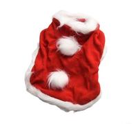 Besttoolifes Conjunto de disfraz de Navidad para mascotas, forro polar coral y materiales de algodón, tamaños ajustables, sombreros, capas, baberos, diademas, bufandas, para gatos y perros, ropa