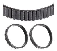 Besttoolifes Correa de transmisión eléctrica de goma de 9,6 mm para modelos 1900B N1923B FP0800 KP0810, paquete de 2 correas de herramientas eléctricas de alta resistencia