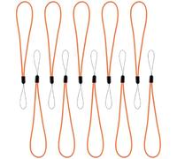 Besttoolifes Correa elástica de seguridad para computadora de bicicleta, cordón elástico antipérdida, para montaje de cámara GPS, cordón de nailon de poliéster de látex, para luces de ciclismo y