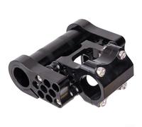 Besttoolifes Elevador de manillar de bicicleta plegable ajustable de 25,4 mm, aleación de aluminio CNC, extensión de altura de 6 niveles para almacenamiento compacto, actualización de ciclismo