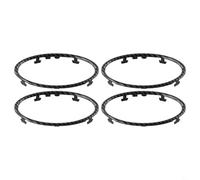 Besttoolifes Embellecedor de aire acondicionado para coche, cubierta decorativa para Focus 2 MK2, 4 piezas de accesorios interiores de ABS con acabado de fibra de carbono, para fácil despegado y S