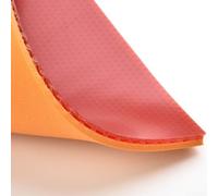 Besttoolifes Esponja de goma negra de tenis de mesa, dureza inversa de 39 tipos, para ataque de hoja de pádel con giro de velocidad máxima y control duradero, color rojo o duro de cobertura rápida