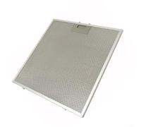 Besttoolifes Filtro de malla de aluminio, trampa de grasa lavable para ventilación de cocina, pieza de repuesto de metal compatible con varias campanas extractoras, gris (425 x 349 x 9 mm)