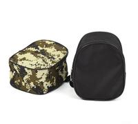 Besttoolifes Fishing Mobile - Carretes de tela Oxford de gran capacidad, se adapta a carretes de la serie 7000 con opciones de transporte de almacenamiento para carpas y pesca con mosca (negro)