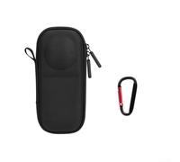 Besttoolifes Funda de transporte para Insta 360 X4 X5 (para tapa de lente original), bolsa de almacenamiento portátil pequeña, funda protectora rígida de viaje para accesorios Insta360 X4 X5, como lo