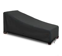 Besttoolifes Fundas resistentes para diván, protector de patio Oxford impermeable, resistente a la intemperie, protector de muebles de exterior para jardín, piscina, cubierta color negro (78 x 32 x 32