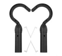 Besttoolifes Gancho de accesorio para robot de piscina para limpiador robótico, gancho de plástico duradero, 215 x 97 x 25,5 x 32 mm, color negro (2 unidades)