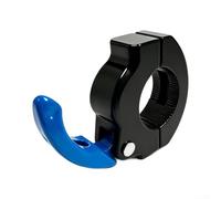Besttoolifes Gancho plegable de aluminio para manubrio de bicicleta, capacidad de 20 kg para casco y bolsa para bicicleta eléctrica, estante colgante de aleación impermeable con almohadilla de goma