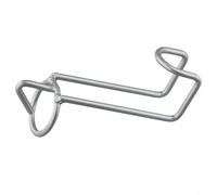 Besttoolifes Ganchos de cubo de caballo, ganchos de metal para establos, soporte de cubo de alimentación ajustable, gancho de hierro resistente para establo montado en la pared de granero