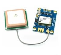 Besttoolifes GY-NEO6MV2 NEO-6M Módulo GPS para control de vuelo, placa GPS, módulo de posicionamiento por satélite, accesorio para Arduino EEPROM/APM 2.5, interfaz RS232 (B)