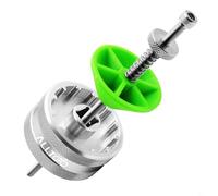 Besttoolifes Herramienta de desmontaje de bloque inferior, unidad de acero inoxidable con soporte de prensa de aleación de aluminio/llave compatible de acero de 2 pulgadas 2 en 16t y 12t