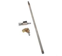 Besttoolifes Herramienta portátil de descarga de radiador, limpiador de alta presión de 4500 PSI para radiadores, construcción de acero inoxidable con conector giratorio de 180°, compatible