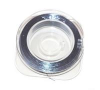 Besttoolifes Hilo para atar guía de caña de pescar gris 300D, 50 m, poliéster tejido multicapa, 300D/500D, revestimiento metálico para envolver líneas y anillos guía, construcción y reparación de