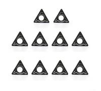 Besttoolifes Insertos de aleación de ángulo R y C 10PCS para mini máquina de biselado para tratamiento consistente de bordes en acero aluminio acrílico cobre (ángulo C)
