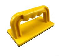 Besttoolifes Juego de bloque de empuje para sierra de mesa y palo de empuje para carpintería, herramientas de seguridad ergonómicas con mango antideslizante, protectores de mano de plástico amarillo