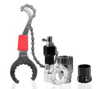 Besttoolifes Juego de herramientas 3 en 1 para colgar desviadores de bicicleta, kit profesional de reparación de bicicletas con llave inglesa y multiherramienta, construcción de acero de alta calidad