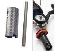 Besttoolifes Juego de llaves de carbono compatibles y varillas de carbono para carrete para mantenimiento y reparación, existe con la serie Luvias Fiber Salamandura Emeraldas duradera (llave con barra