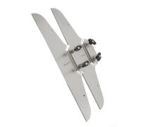 Besttoolifes Juego de plantillas para peldaños de escalera, regla de escalera para disposición con ángulos ajustables, herramienta de medición de acero chapado en zinc para estantes elevadores de