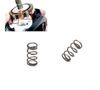 Besttoolifes Juego de resortes de repuesto para carrete de pesca, compatible con carretes de cebo Kestrel Valiant Ii, resortes de asiento de engranaje de metal duraderos para o reparación (2 unidades)