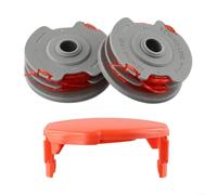 Besttoolifes Kit completo de repuesto para carrete y cubierta de línea, con tapa de cubierta, para piezas de recortadora de cuerdas Mini Trim Series, para Flymo Contour 500 Power Plus 500XT