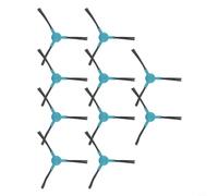 Besttoolifes Kit de cepillos laterales para Conga 2499 y para aspiradora robot avanzada Ultra Home, paquete de 4 piezas de accesorios de repuesto para garantizar una limpieza duradera (paquete de 10)