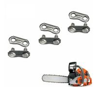 Besttoolifes Kit de reparación de eslabones de cadena de motosierra de 24 piezas de 3/8 pulgadas con correas preestablecidas, calibre 0.050-0.058, construcción de metal, compatible con Oregon #72/#73